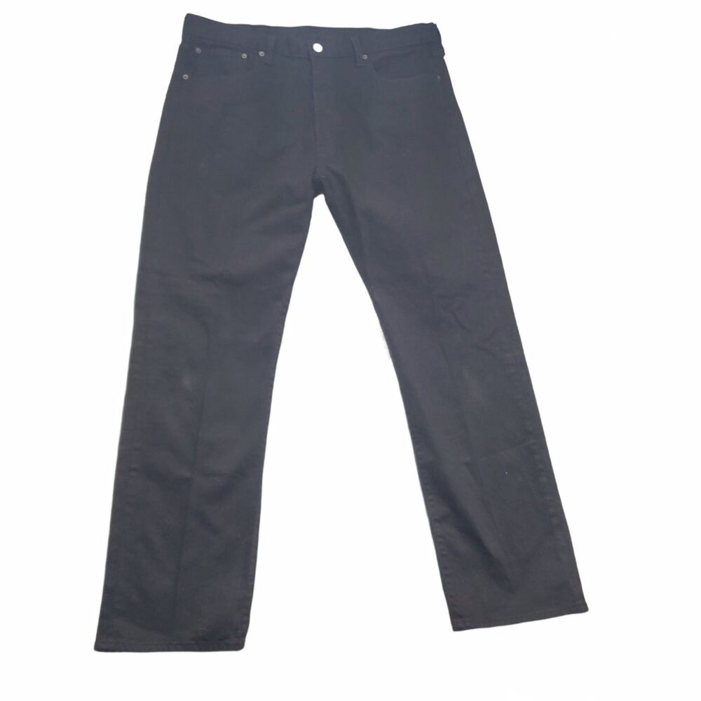 Levi's Jeans 501 Mens Size 38 38x32 Black Rivets